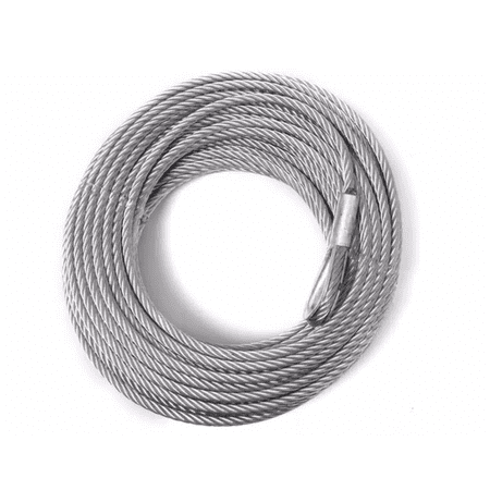 Rugged Ridge by RealTruck Winch Cable | 3/16 Inch x 50 feet, ATV/UTV | 15103.51