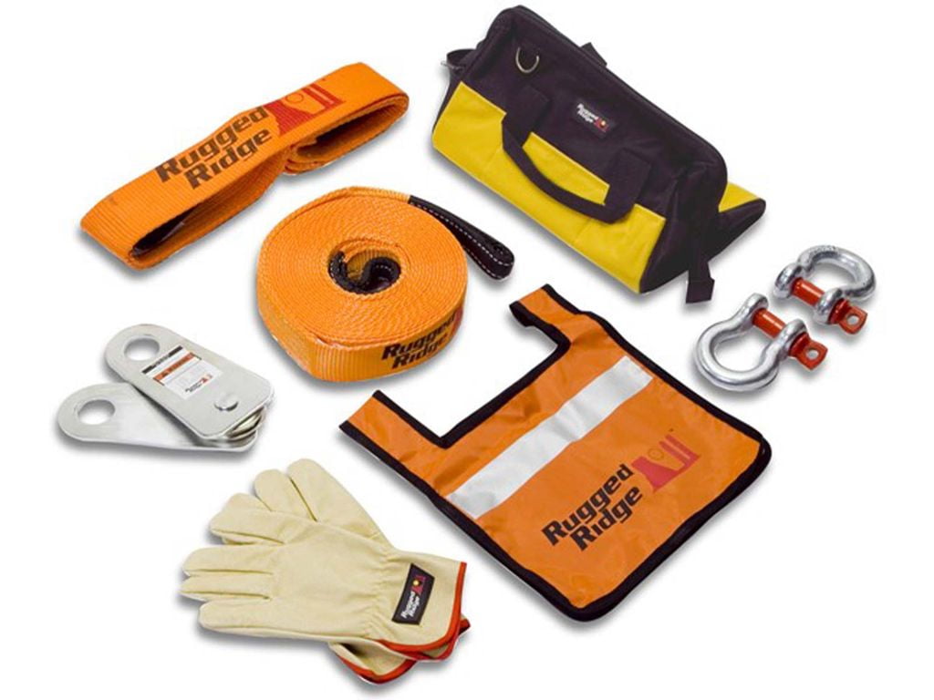 Rugged Ridge by RealTruck XHD Recovery Gear Kit | 20,000 LB Capacity ...