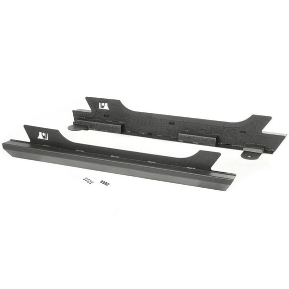 Rugged Ridge by RealTruck XHD Rock Sliders for Wrangler JK | Textured Black, Steel | 11504.17 | Compatible with 2007-2018 Jeep Wrangler JK 2-Door