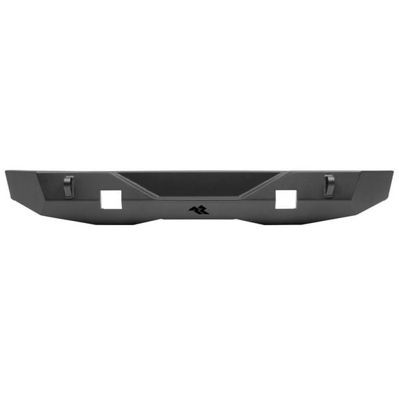 Rugged Ridge by RealTruck XOR Bumper, Rear for Wrangler JK | Mid-Width, Steel, Satin Black | 11541.24 | Compatible with 2007-2018 Jeep Wrangler JK