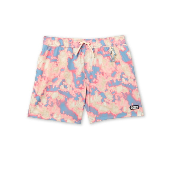 Rugged Shark Boys 5" Inseam Swim Trunks, Sizes 4-16