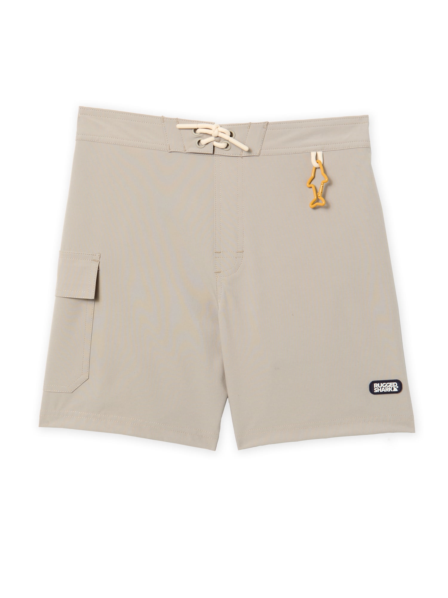 Rugged Shark Boys 6" Inseam Swim Trunks, Sizes 4-18