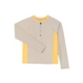 thumbnail image 1 of Rugged Shark Boys Long Sleeve Half Zip Rash Guard, Sizes 4-16, 1 of 6