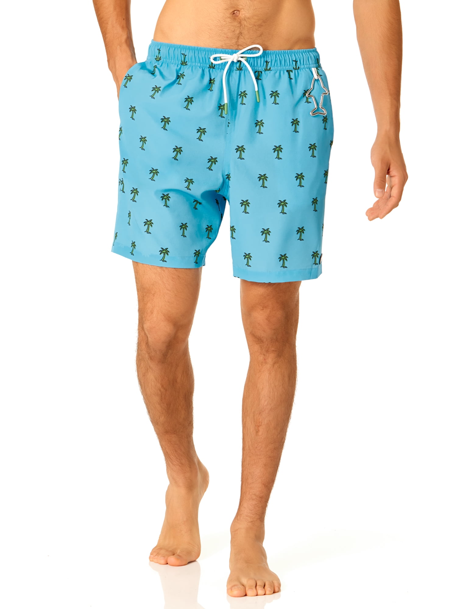 Rugged Shark Men's & Big Men's Swim Trunks, 7" Inseam, Sizes S-3XL