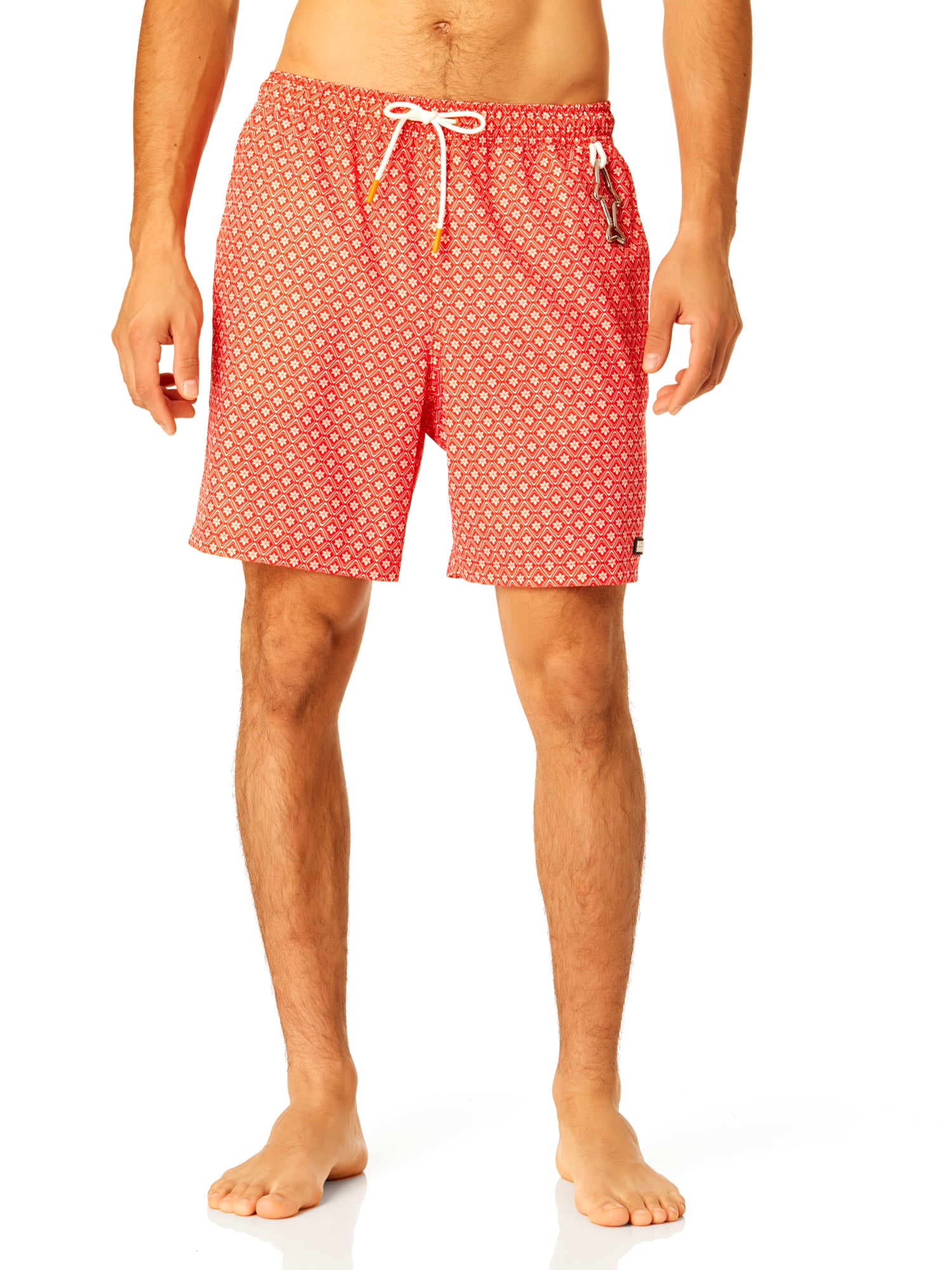 Rugged Shark Men's & Big Men's Swim Trunks, 7" Inseam, Sizes S-3XL