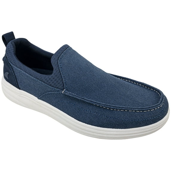 Rugged Shark Men's Comfort Casual Shoe, SAN-ROC Comfort-Feel Sock-Fit Slip-on, Men's Size 11, Navy