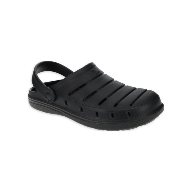 Rugged Shark Men's Comfort Eva Clog Sandals, Size: 10, Black