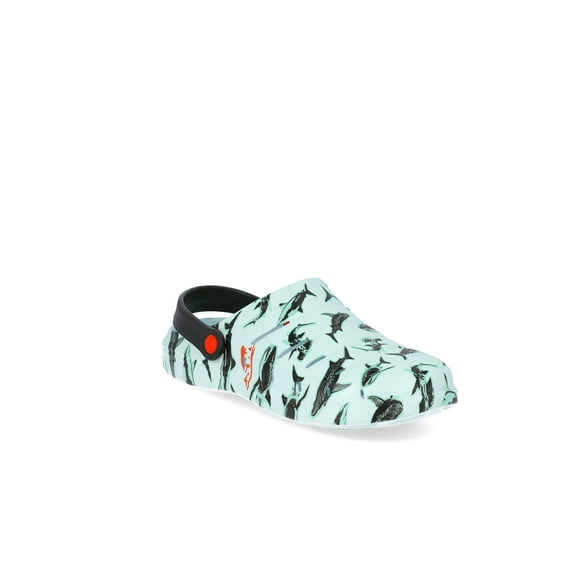 Rugged Shark Men's Shark Week Clogs, Sizes 7-13