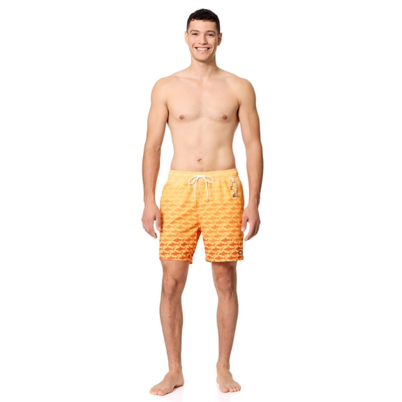 Rugged Shark Mens & Big Mens Swim Trunks, 7" Inseam, Sizes S-3XL