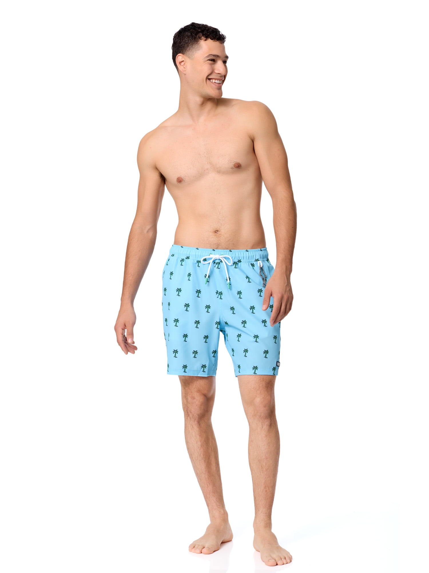 Rugged Shark Mens & Big Mens Swim Trunks, 7" Inseam, Sizes S-3XL