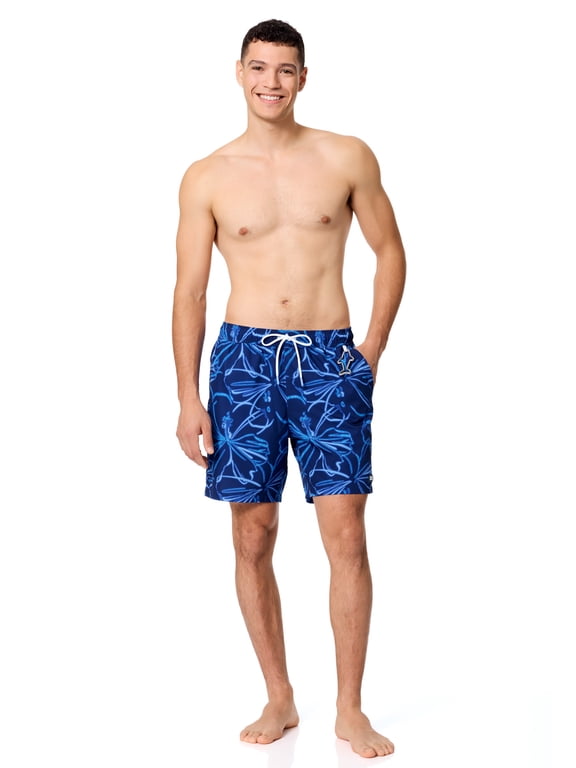 Mens & Big Mens Swim Trunks, 7" Inseam, Sizes S-3XL