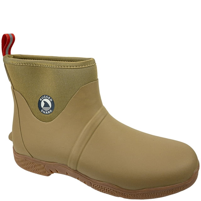 Rugged Shark Mid Height Fishing Deck Boot, GREAT WHITE NEO Waterproof