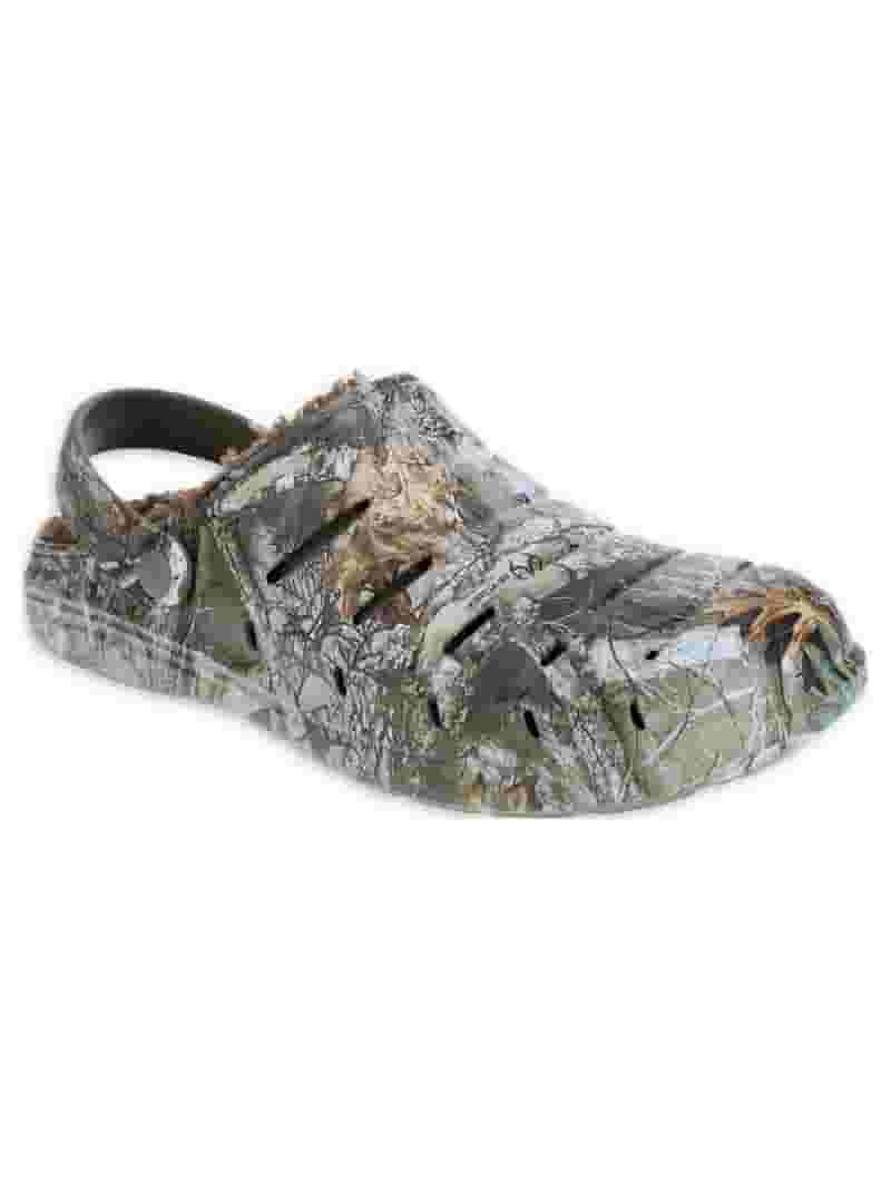 Discount Crocs Mens Fuzzy Camo Crocs Mens Fleece Lined Camo Crocs