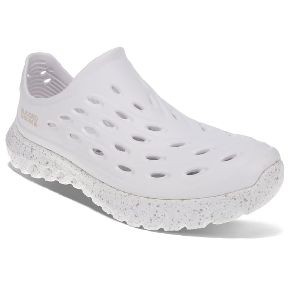 Rugged Shark Ladies Rift Slip-On Water Shoes Quick-Dry EVA, AQUAFLO Drainage, Ventilated, Lightweight, Textured Footbed, Easy On/Off, Perfect for Beach, Pool, and Outdoor Adventures