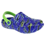 Rugged Shark Little and Big Boys' EVA Swivel Strap Clogs
