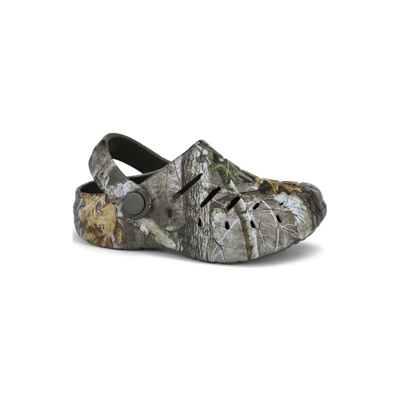 $3.44 FS WALMART+ Rugged Shark Little & Big Boys Camo EVA Clog sizes KIDS 1-6 and 13