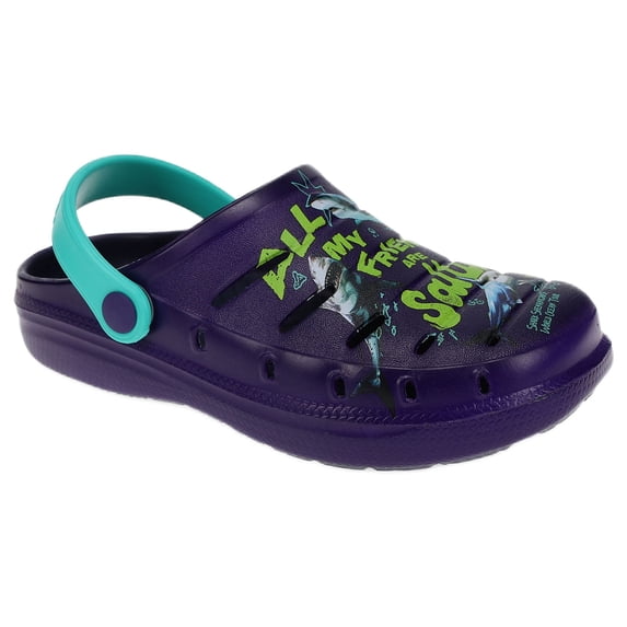 Rugged Shark Little and Big Boys' EVA Swivel Strap Clogs