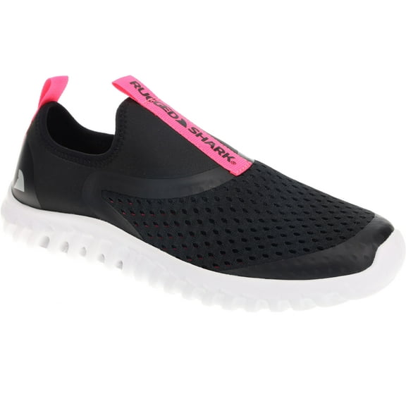 Rugged Shark Women's Water Shoe With AQUAFLOW Drainage Ports, Black, Women's Size 6