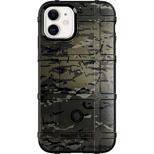 Rugged Shield Limited Edition Case Design by EGO Tactical for Apple iPhone 12 PRO MAX (6.7") - Black Multicam Camouflage