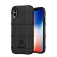 thumbnail image 1 of Rugged Shield TPU Polymer Grip Protective Phone Case for Apple iPhone X/Xs 5.8" Models Military-Grade Drop Protection (Black), 1 of 6