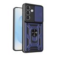 thumbnail image 1 of Rugged Shockproof Blue Case Ring Holder Phone Cover for Samsung Galaxy S26, 1 of 4