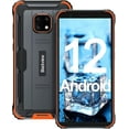 thumbnail image 1 of Rugged Smartphone, Blackview 4GB+64GB Unlocked Cell Phone 5580mAh, 5.7" Dual 4G LTE NFC/GPS/OTG Android Phones, BV4900 Pro, Orange, 1 of 9