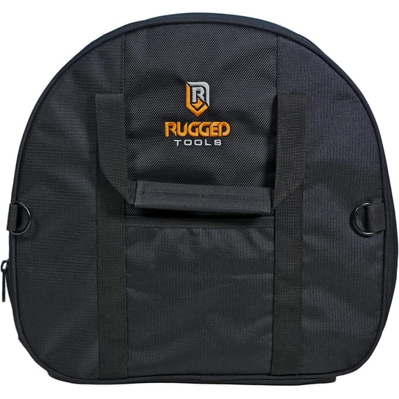 Rugged Tools Cable Bag - Jumper Cable Bag - Storage & Organizer for Cables, Cords, and Hoses Including EV Charging Cables for Electric Vehicles - Tesla, Nissan Leaf, Chevy Bolt
