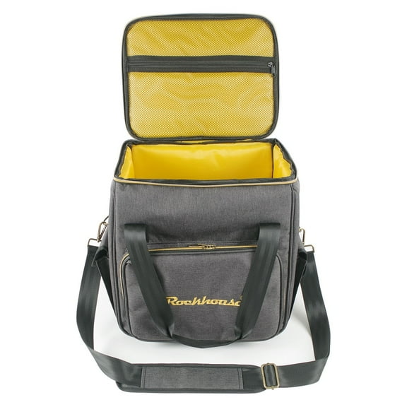 Rugged Vinyl Record Bag for Vinyl Collections with Organizational Features