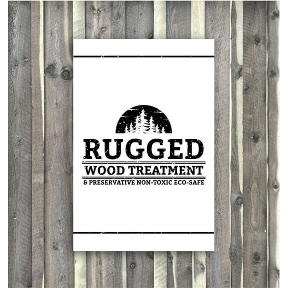 Rugged Wood Treatment Stain Rustic Gray Weathered Siding Barn Fence Eco 5 Gl Mix