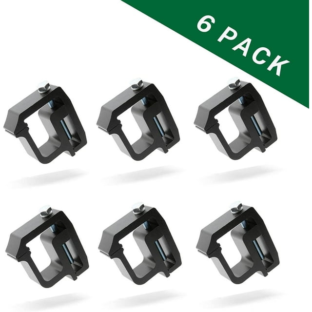 RuggedXL Mounting Clamps Truck Cover, Cap or Camper Shell, TC7006PK