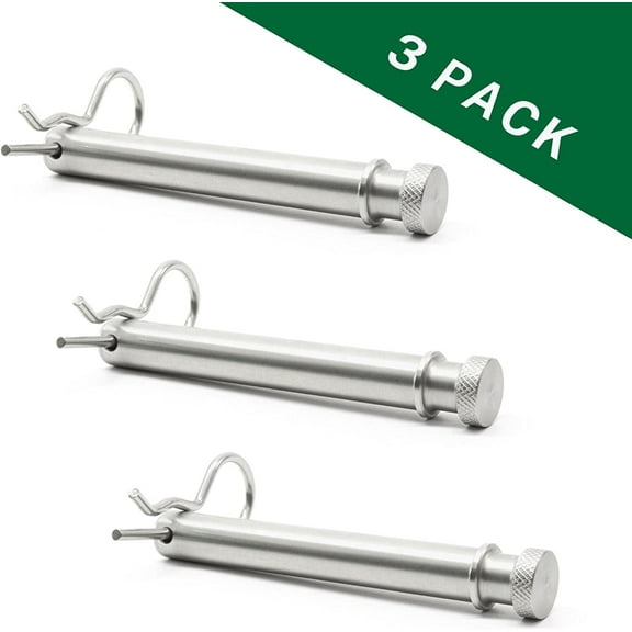 RuggedXL Stainless Steel Replacement Hitch Pins & Clips for 2" & 2.5" Tow and Stow - TS35010