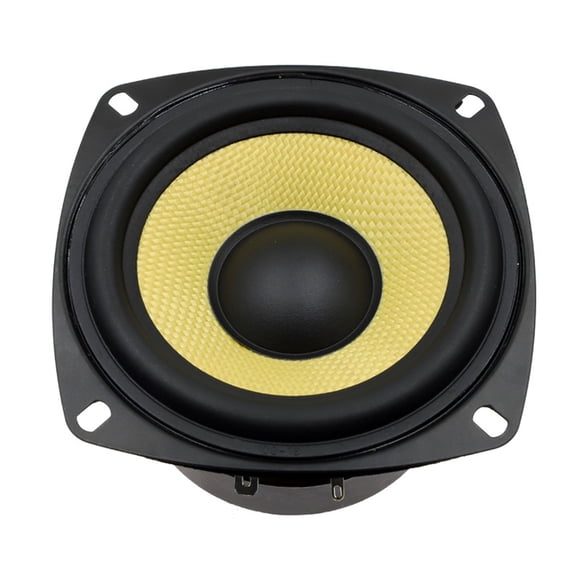 Ruggeds 4in Sound Driver Woofer With 40W Power Handling Bulletproofs Diaphragm Vibrations Reduction Suspension Design