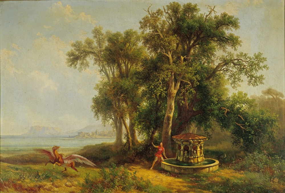 Ruggero In AlcinaS Island Canvas Art - (24 x 18)