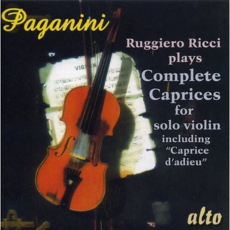 Ruggiero Ricci - Complete Caprices for Solo Violin - Music & Performance - CD