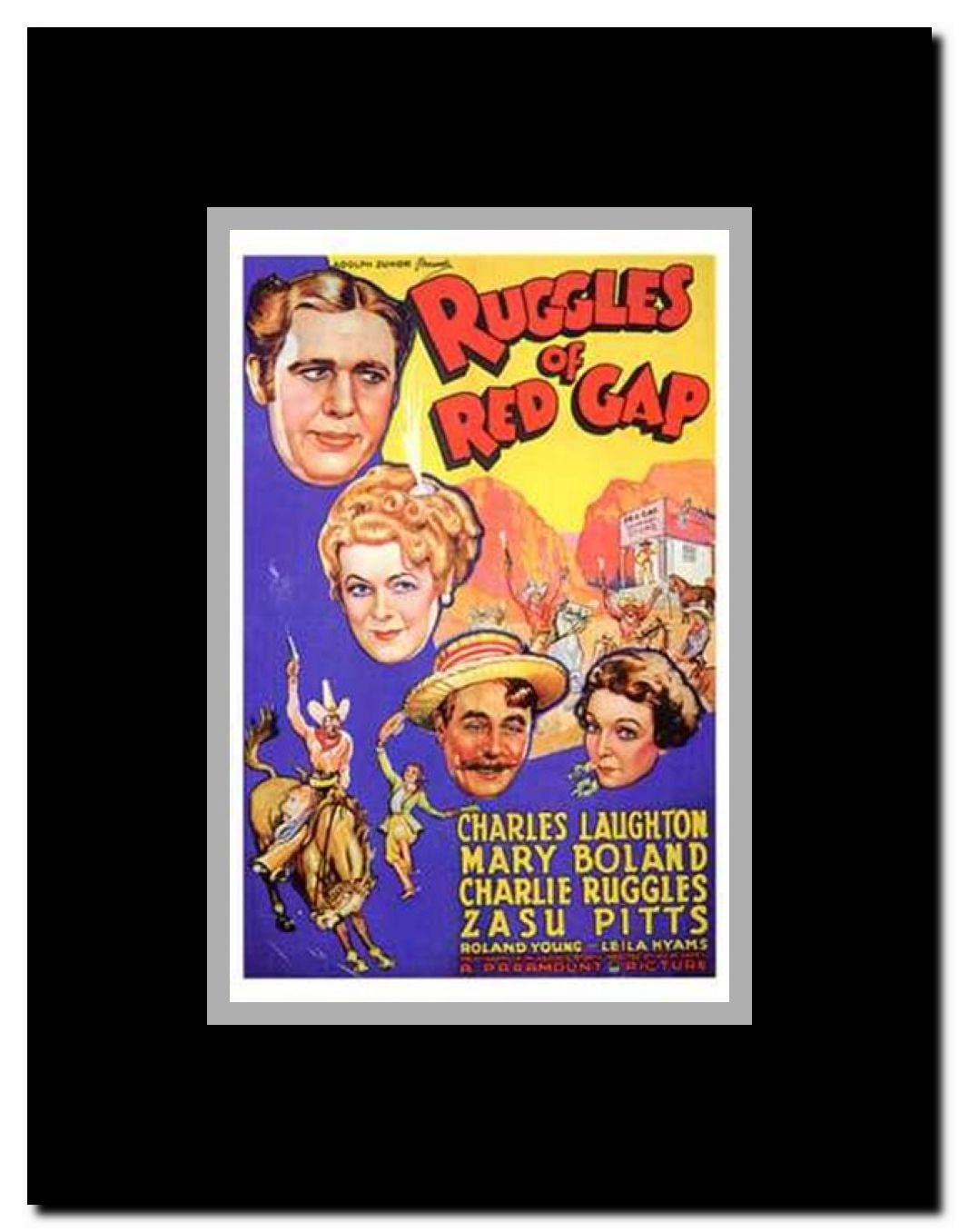 Ruggles of Red Gap Framed Movie Poster