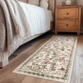 thumbnail image 1 of Rugking Runner Rugs For Kitchen 2X7 Retro Oriental Rug Floral Print Mat Thin Traditional Carpet For Hallway Bathroom Hallway Red/Green, 1 of 9