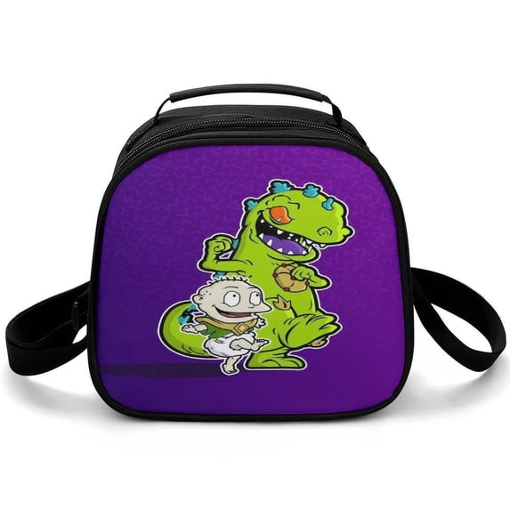 Rugra-,t Lunch Box with Portable Tableware Lunch Bag Reusable Food Tote Bag for Snacks Drinks