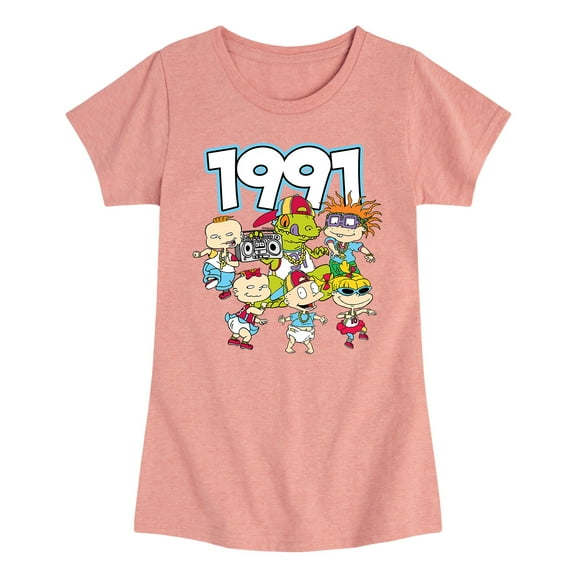 Rugrats -  90's Rugrats Back - Toddler And Youth Girls Short Sleeve Graphic T-Shirt