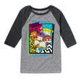 thumbnail image 1 of Rugrats - 90's Rugrats - Toddler And Youth Raglan Graphic T-Shirt, 1 of 4