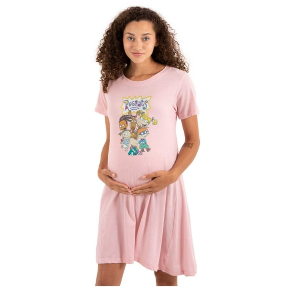 Rugrats 90s Cartoon Characters Women's Maternity Dress Brisco Brands X