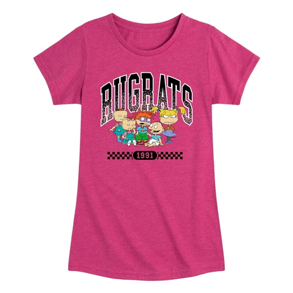 Rugrats - 91 Checkers - Toddler And Youth Girls Short Sleeve Graphic T-Shirt