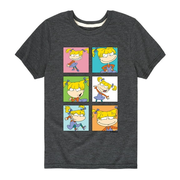 Rugrats - Angelica Grid - Toddler And Youth Short Sleeve Graphic T-Shirt