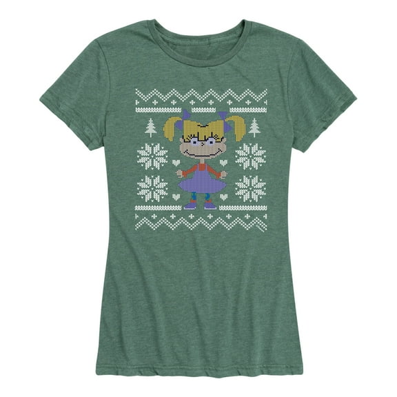Rugrats - Angelica Ugly Sweater - Women's Short Sleeve Graphic T-Shirt