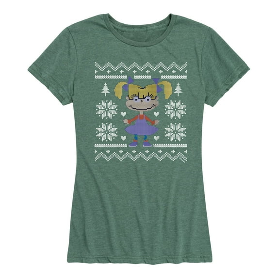 Rugrats - Angelica Ugly Sweater - Women's Short Sleeve Graphic T-Shirt
