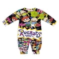 thumbnail image 1 of Rugrats Baby Long Sleeve Footless, Infant Playsuit Romper Jumpsuits for Boys Girls, 1 of 8