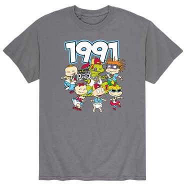 Rugrats - Character Grid - Men's Short Sleeve Graphic T-Shirt - Walmart ...