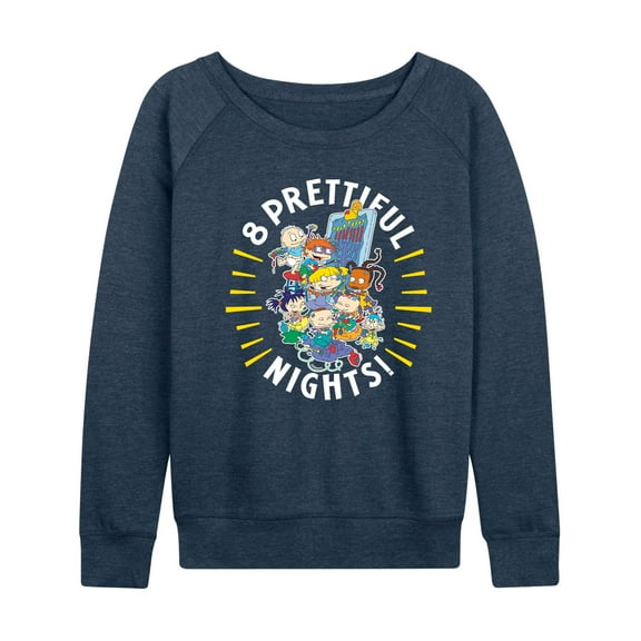 Rugrats - Best Eight Nights Ever - Women's Lightweight French Terry Long Sleeve Shirt