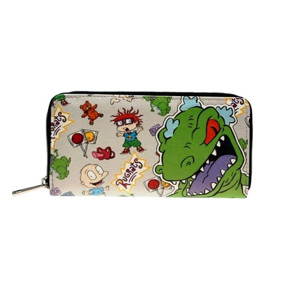 Rugrats Cartoon Characters Design Zip Around Clutch Wallet