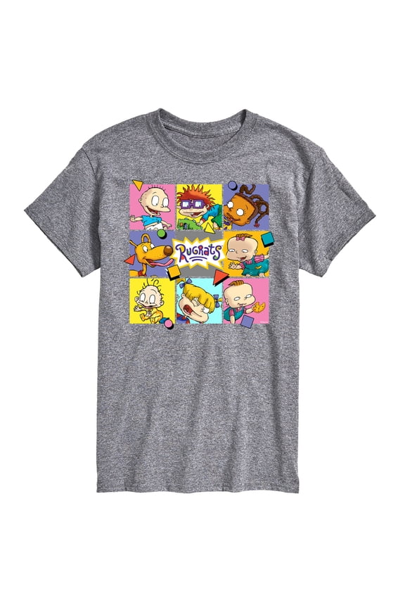 - Character Grid - Men's Short Sleeve Graphic T-Shirt