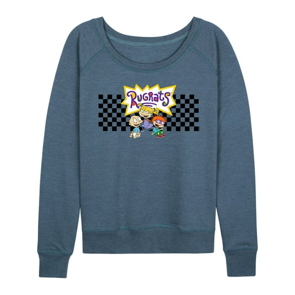 Rugrats - Checkered Group - Women's Lightweight French Terry Long Sleeve Shirt